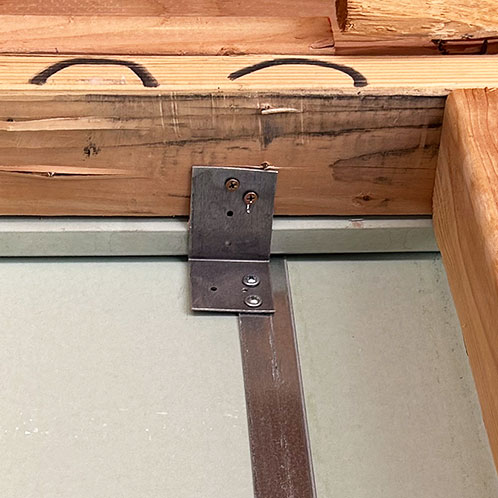 Clips Attached to Flanking Wall Framing