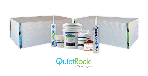 QuietRock and the Quiet brand of products by PABCO Gypsum